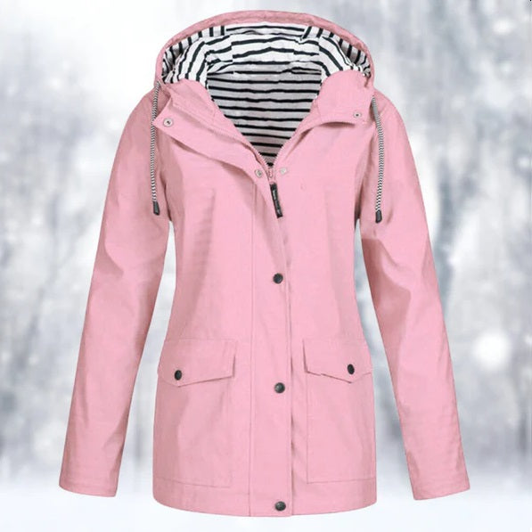 Women's Waterproof Jacket - Versatile and Elegant