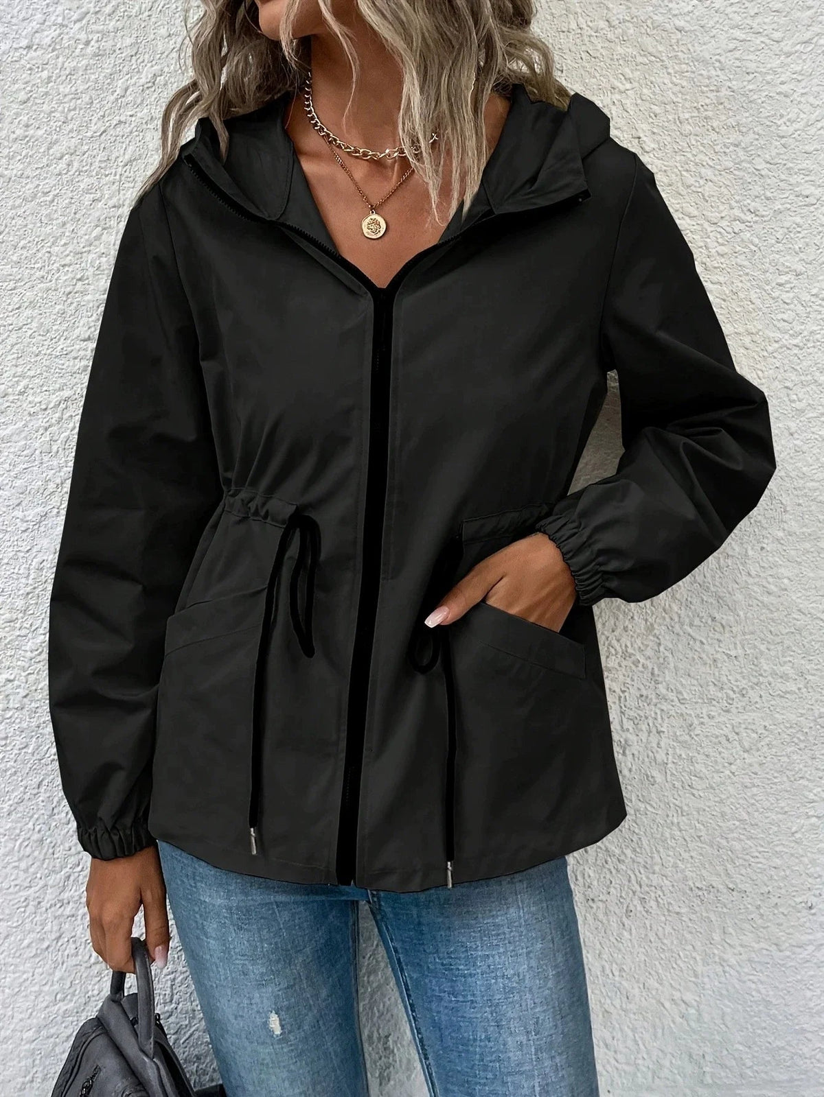 Women's Waterproof Outdoor Jacket for Spring, Autumn, and Winter