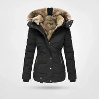 Women's Winter Jacket | Lined Hood & Double Closure