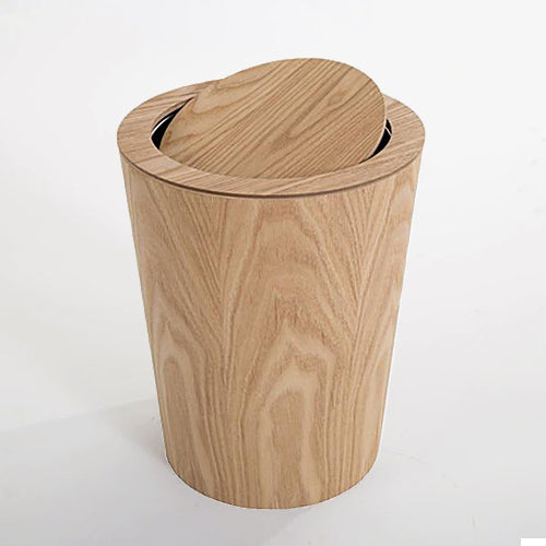 Wood Trash Can - Modern Style - 9L Capacity - Home Decor - Image 4