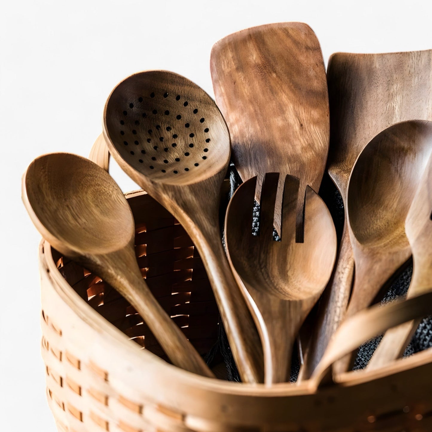 Wooden Kitchen Utensil Set - Sustainable Cooking Tools - Image 3