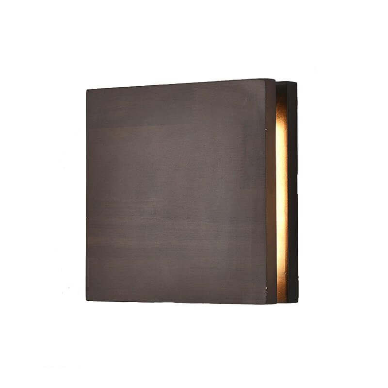 Wooden LED Wall Sconce - Modern Geometric Wall Light - Stylish Indoor Lighting - Image 4