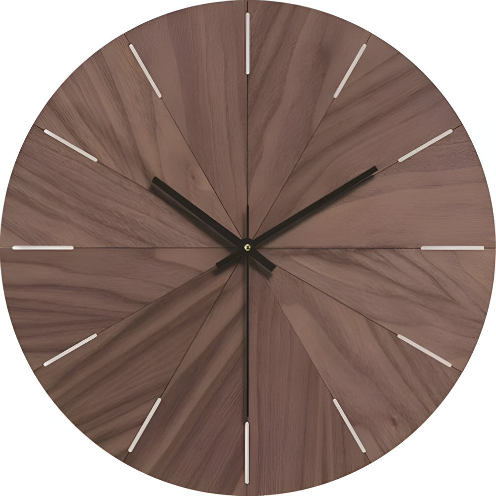 Wooden Wall Clock - Minimalist Design - Decorative Home Clock - Image 1