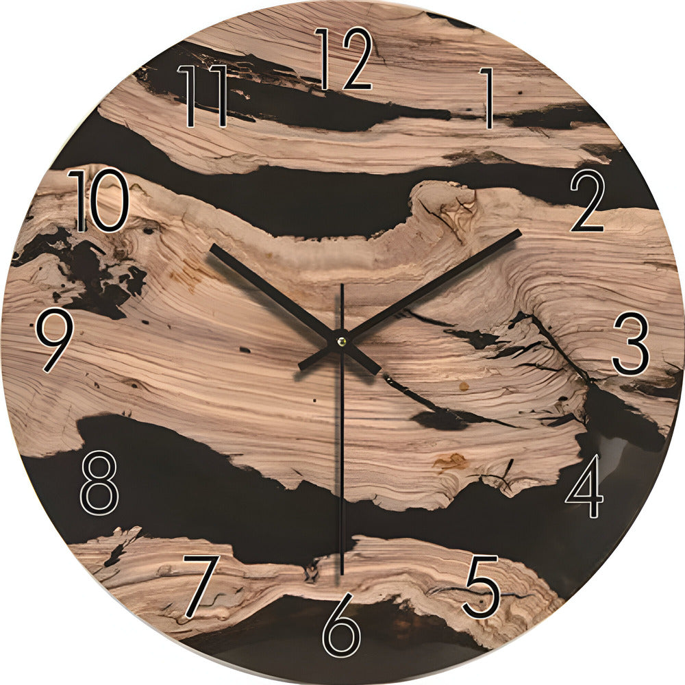 Wooden Wall Clock - Minimalist Design - Decorative Home Clock - Image 2