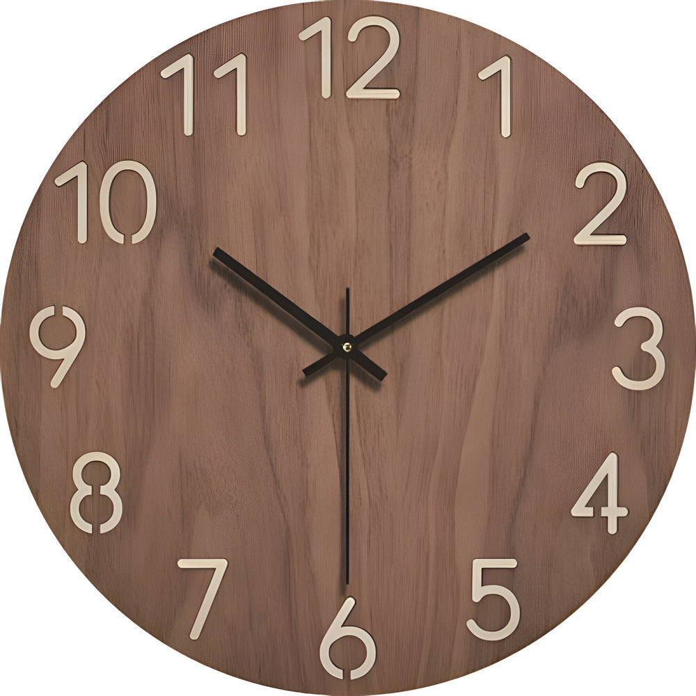 Wooden Wall Clock - Minimalist Design - Decorative Home Clock - Image 3