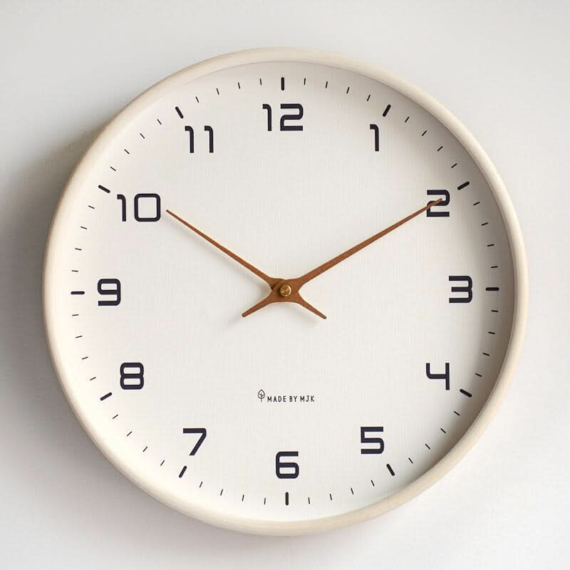 Wooden Wall Clock - Silent Quartz Clock - Elegant Scandinavian Design - Image 5