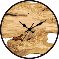 Wooden Wall Clock - Transparent Design - Minimalist Style - Home Decor