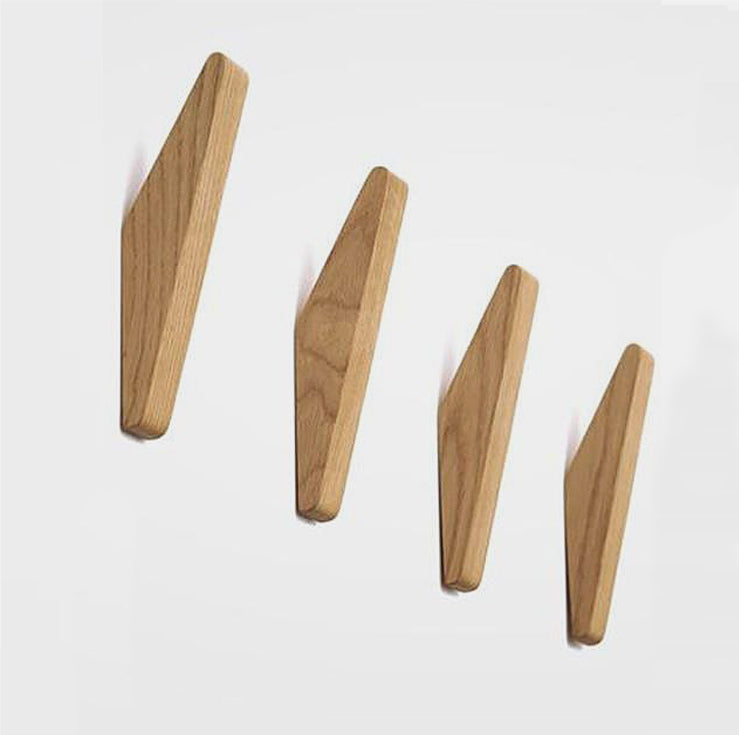Wooden Wall Hooks - Decorative Coat Rack - Minimalist Wall Decor - Image 2