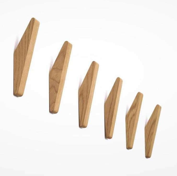 Wooden Wall Hooks - Decorative Coat Rack - Minimalist Wall Decor - Image 5