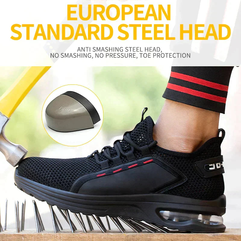Work Shoes Ultra-Lightweight Breathable Mesh Upper WorkGuard