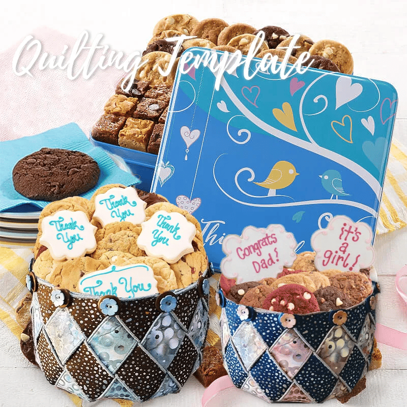 Woven Fabric Storage Basket Sewing Template