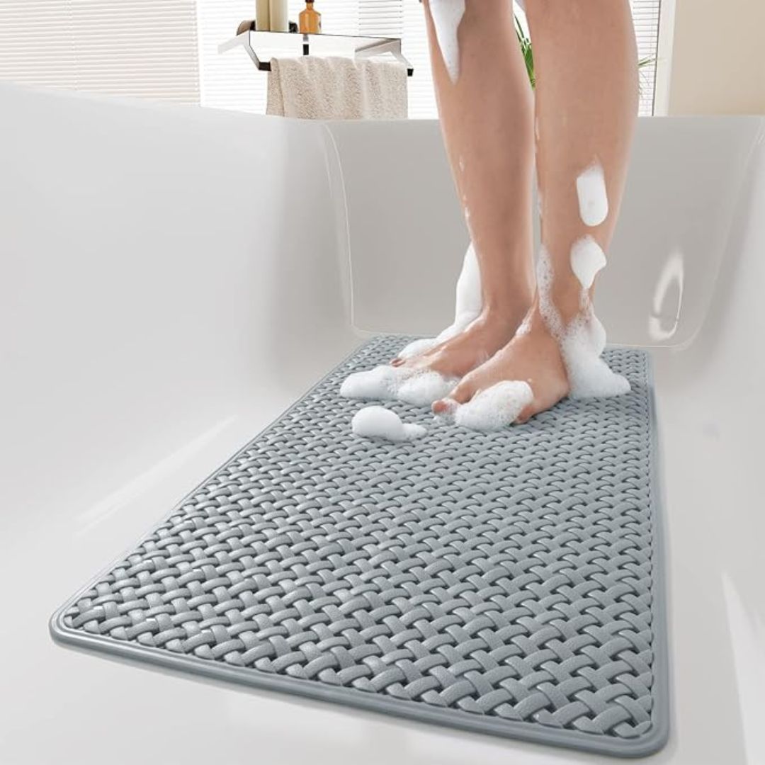 Woven Style Bathtub Mat - Non-Slip - Easy to Clean - Image 1