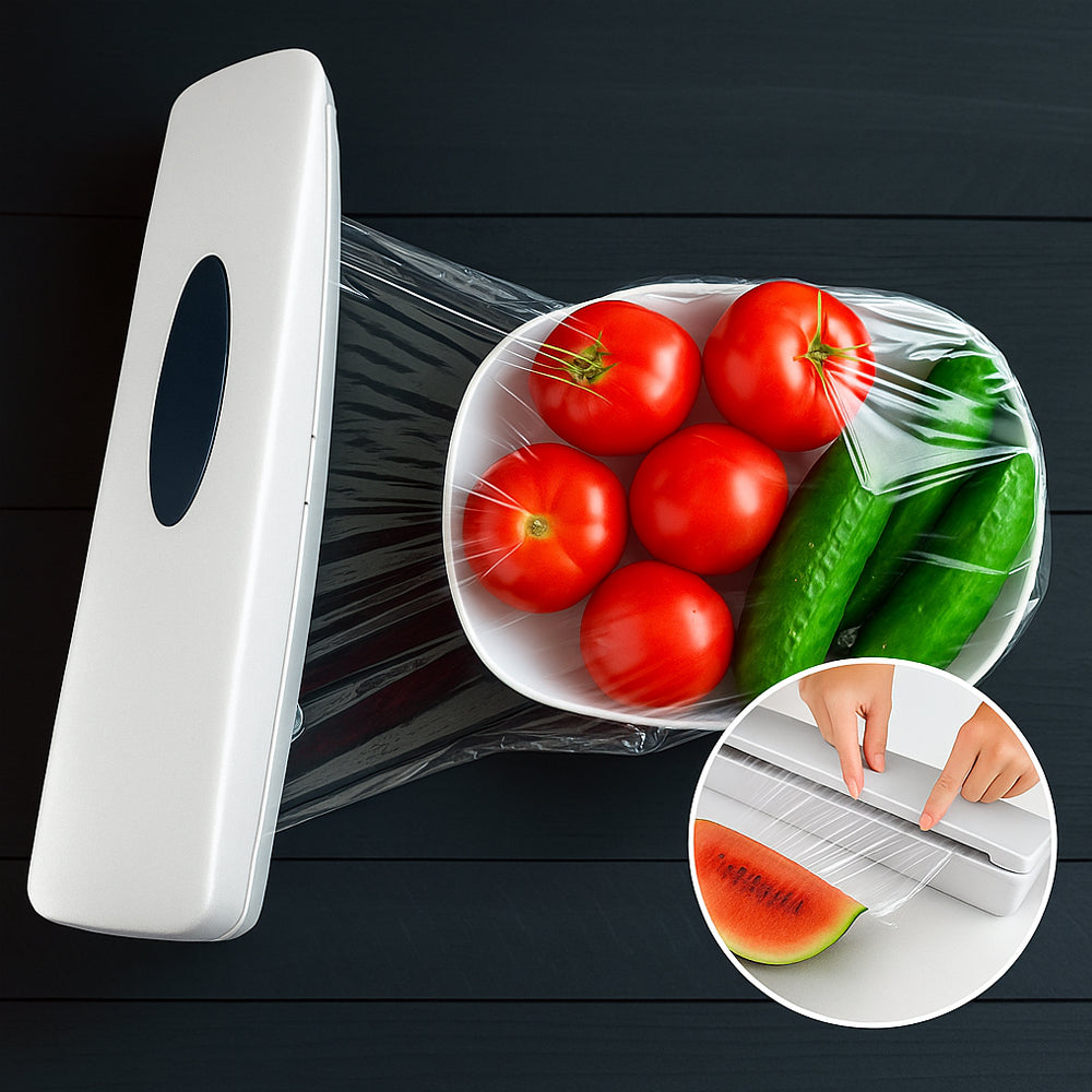 Wraptastic – Smart Dispenser for Plastic Wrap, Foil & Baking Paper