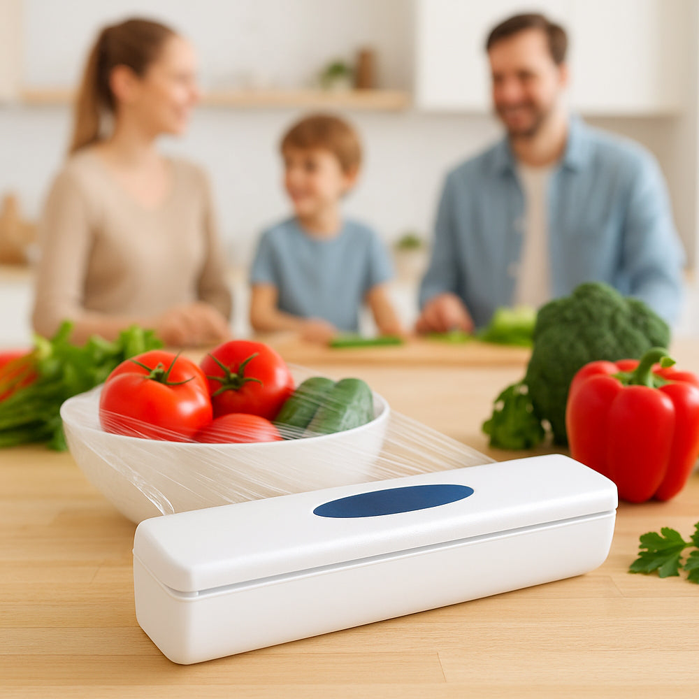 Wraptastic – Smart Dispenser for Plastic Wrap, Foil & Baking Paper
